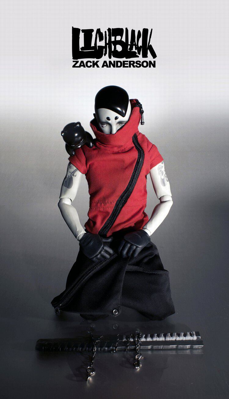 1/6 Scale Lighblack Zack Anderson Action Figure Collections Gifts