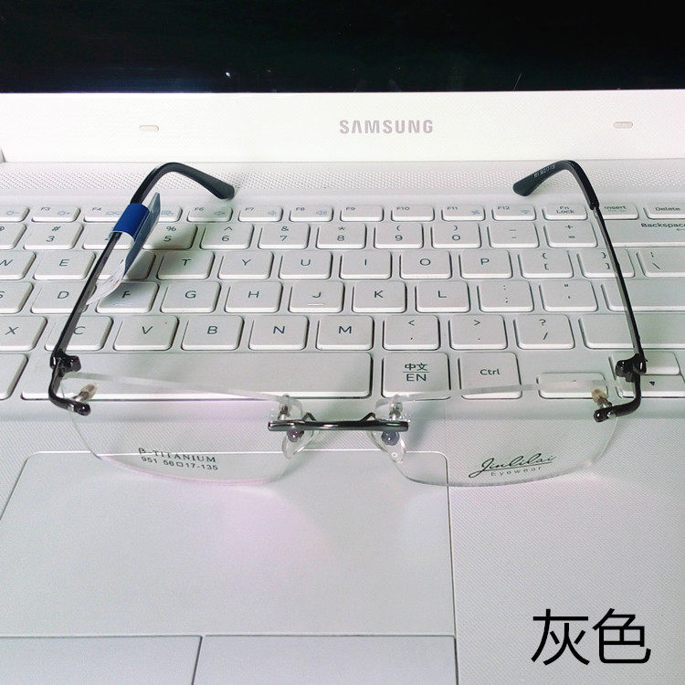 Repair and replacement of screw models on the frameless glasses frame diamond cut edge old frame frameless myopia frame accessories