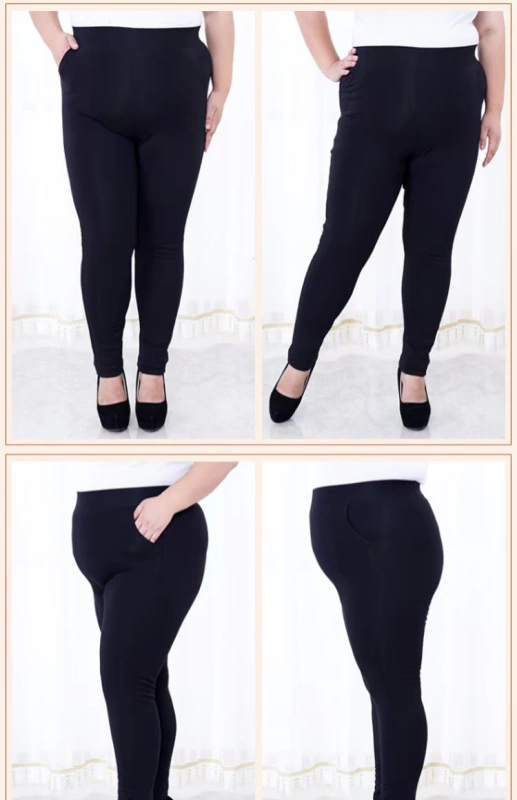 Mùa đông mã lớn sưởi ấm sợi lụa ấm cotton đôi ấm quần phụ nữ mặc quần mỏng quần dày chân xà cạp quần nhung nữ ấm áp 
