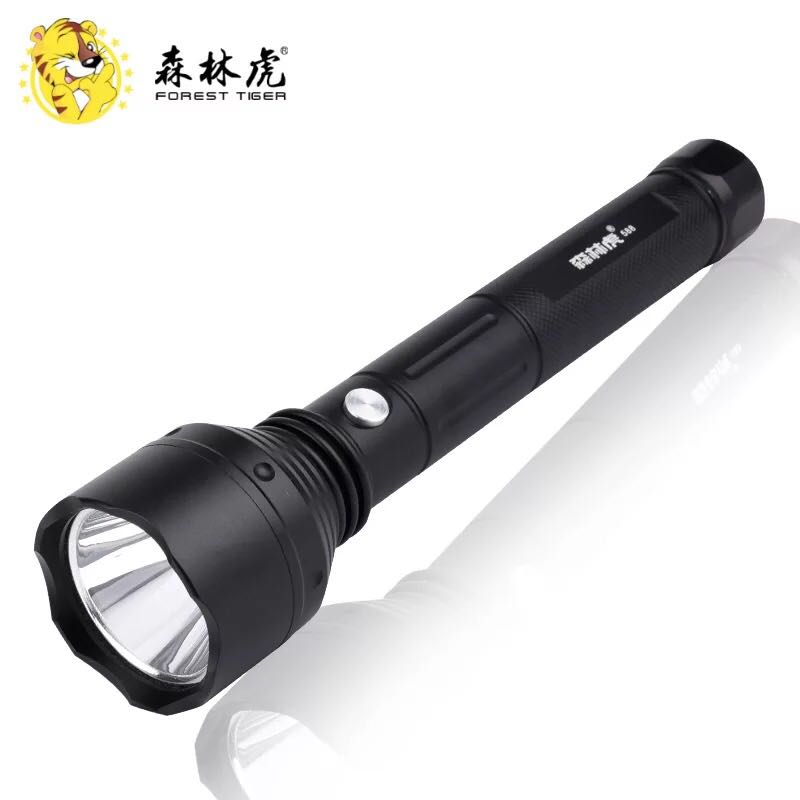 Forest Tiger 588 Floodlight Flashlights Built-in Battery White Light Standby 8 Hours Suitable For Patrol Outdoor Waterproofing