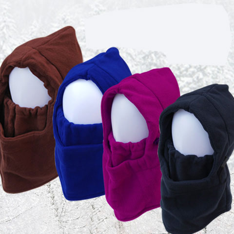 Winter men and women cycling wind cap plus thickening mask mask ride electric car warm and cold-proof headcap