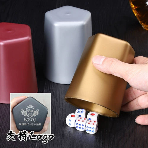 Dice Dice Cup Bar Color Cup KTV Ночной клуб выпивает чашка прямой рекламный логотип цвет набор Shake Sieve Siefe