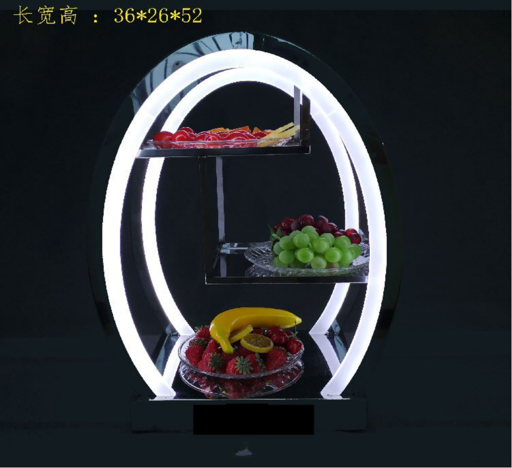 Bar nightclub KTV Egg Fruit Tray Rack Snack Refreshment Snack Snack egg-shaped fruit tray customizable lightening LED