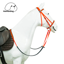 跨境热卖马术用品TPU单鼻环水勒缰笼头马具产品马匹装备源头工厂