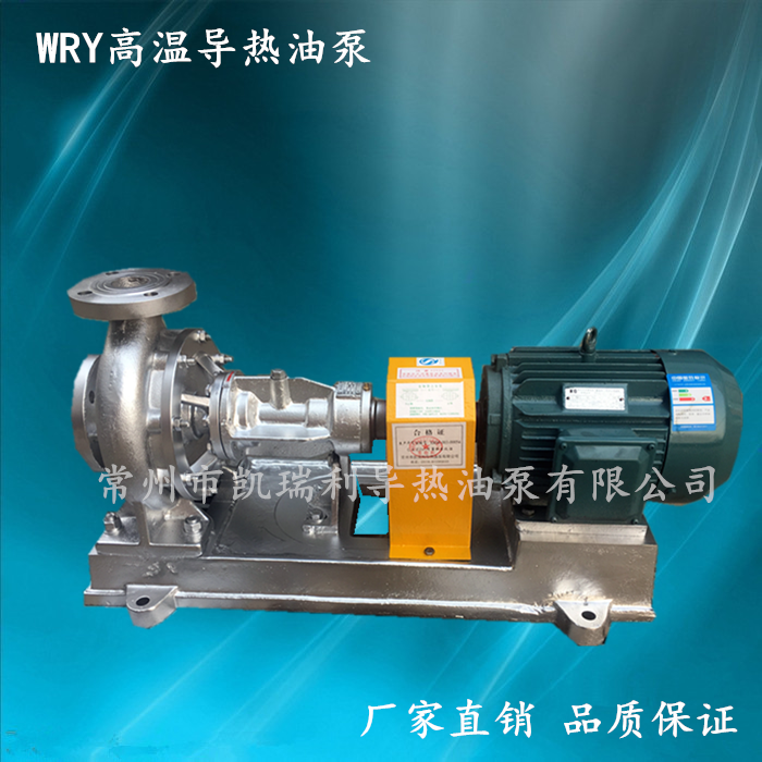 Wujin hot oil pump WRY100-65-190 flow 60 cubic meters lift 38 meters with motor 11kw
