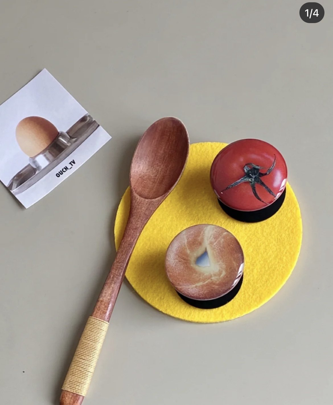 OuchFoodie Series Simulation Tomato Tomato Mobile Phone Airbag