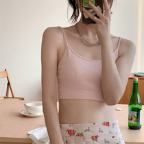 Strange uncle (Korean style simple) pit strip Modal cotton chest inside small camisole female summer wrap chest