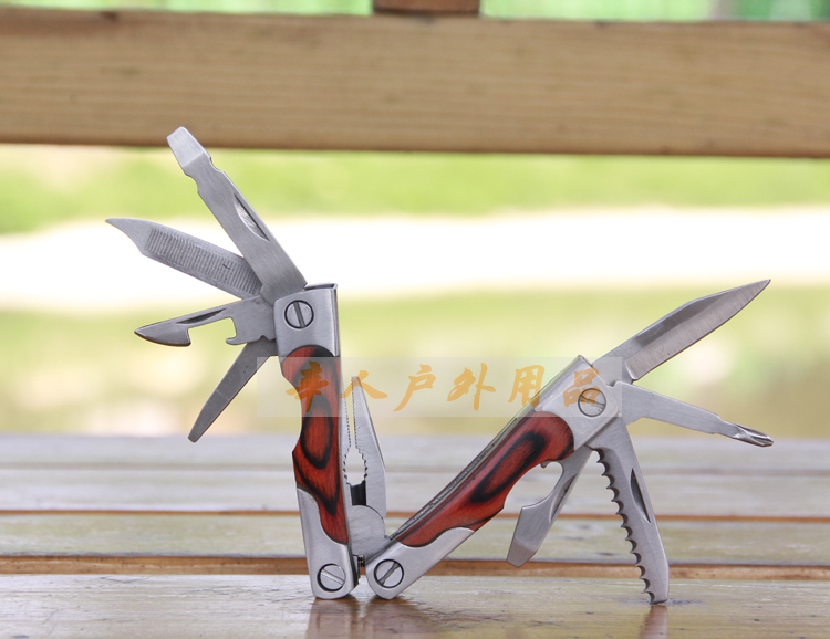 Đa chức năng kìm mini gấp kim mũi kìm gỗ gụ kìm công cụ ngoài trời đa mục đích folding knife cutter gấp kìm