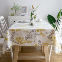 Brunet Nordic pastoral natural cotton and linen simple tablecloth Tablecloth cover cloth Table cloth Tablecloth special price