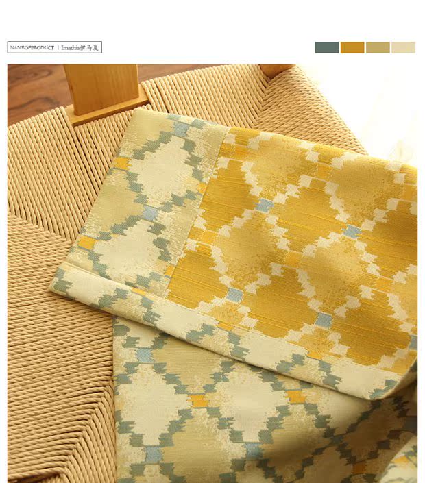 Imathia Imasha Rèm Jacquard tùy chỉnh Màn hình Bắc Âu Retro Phòng khách Phòng ngủ Bay Cửa sổ Ban công - Phụ kiện rèm cửa dây cột rèm cửa