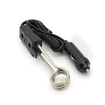 12V Car Electric Heating Rod Heats Quickly 24V Car Water Heater Low Voltage Dc Water Cup Boiling Water Heating Rod Tube