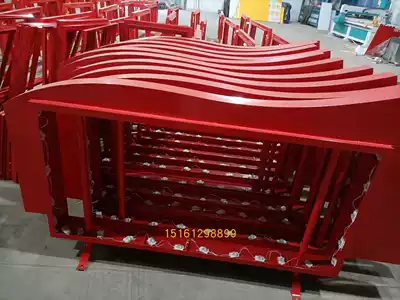 Wrought iron double-sided light pole light box Billboard teleport pole Billboard light pole luminous road flag blister light box manufacturers