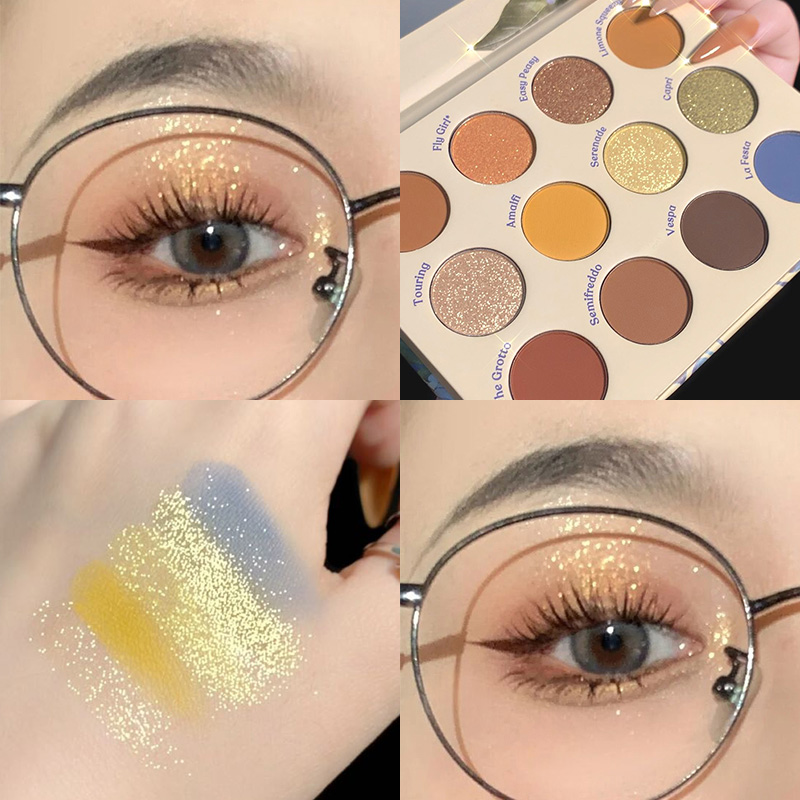 roto eye shadow plate summer ins Super fire big land color cheap students high face value 2021 new niche brand