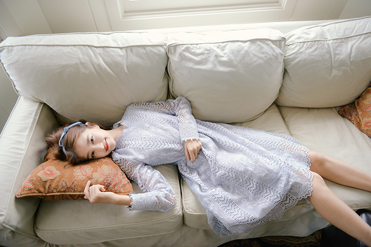 (Spot Flash) Great Joy Homemade Early Spring Retro Body Fashion Body Fashion Women's Dress Children Autumn Midi Long Dress