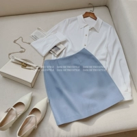 Половина юбки-квирт-синий но-xs