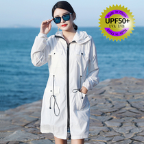 Sunscreen women's 2021 new summer long fashion outdoor cycling UV sunscreen thin coat