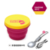 lock and lock hộp cơm giữ nhiệt Gấp bát ăn trưa ngoài trời di động cắm trại dã ngoại silicone có thể thu vào du lịch bát nước cốc bé dao kéo - Hộp cơm điện sưởi ấm hộp cơm hâm nóng bằng điện Hộp cơm điện sưởi ấm