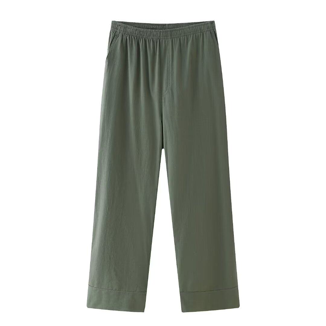 Стильные костюмы kaslead 新款 女装 欧美风双襟和服式外衣休闲裤 5427743 5427431