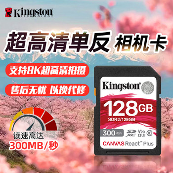 Kingston Sd Card 4K Digital Camera Memory Card Micro-Slr Camera 256g High-Speed Reading 300Mb