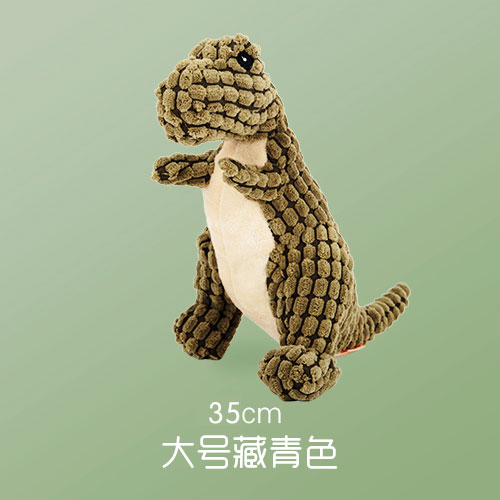 Large Navy (About Twice The Size Of Medium)Dog Toys Bite resistance a molar tooth Vocalization Dog Relieve boredom Artifact Kirky puppy Golden hair Large dog Pets Plush articles