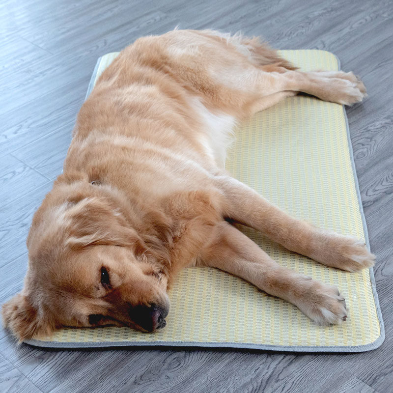 Dog Cool Mat Kirky Dog Mat Sleeping with large canine wool sleeping cushion Anti-ripping cat mat not sticky for summer