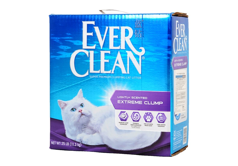 Mèo kim cương xanh EVERCLEAN của Mỹ màu tím tiêu chuẩn 25 pound khử mùi không bụi benthite mèo xả cát mèo thân thiện với môi trường - Cat / Dog Beauty & Cleaning Supplies