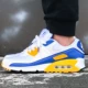 Giày nam Nike mùa thu 2020 mới AIR MAX 90 đệm khí thể thao giày chạy bộ nhẹ thoáng khí CZ6419-100 - Giày chạy bộ