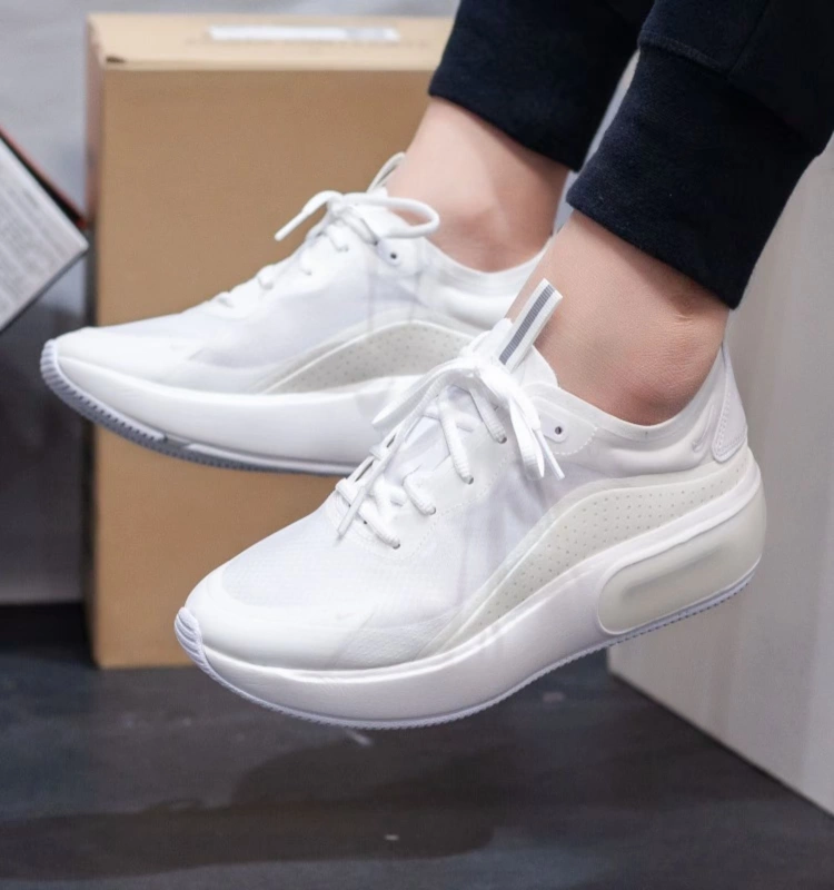 Giày nữ Nike mùa thu 2020 AIR MAX đệm thể thao hấp thụ sốc chống mài mòn giày chạy bộ thoáng khí CW4316-171 - Giày chạy bộ