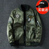 Áo khoác nam mùa thu US Air Force ma1 áo khoác cộng với cotton dày hơn cộng với kích thước hai mặt phù hợp với bông mùa đông áo khoác bóng chày