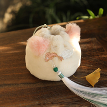 Mrs. Jin Original (raccoon slave) Tang Po cloth cover ancient wind warm hand treasure National Wind hot water bag cloth bag