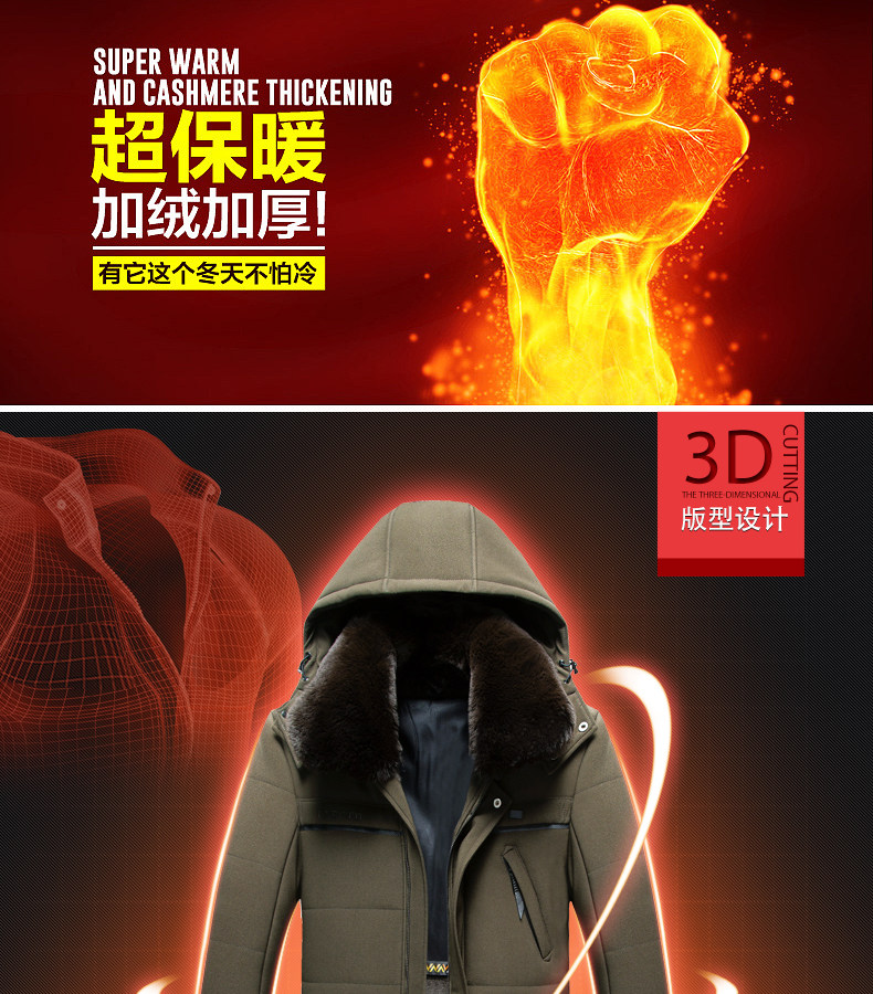 Blouson hiver pour homme en Polyester - Ref 3111894 Image 7