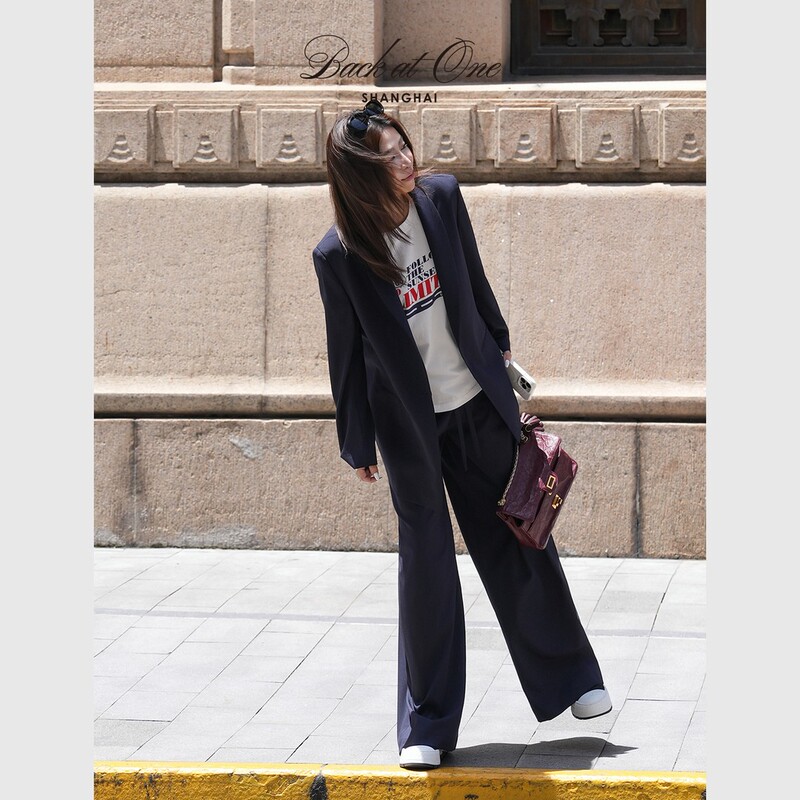 Backatone "Nice Coast" Stretch Wool Suit/Pants Casual Fashion Versatile Simple Two-Piece Set Backatone "Nice Coast" Stretch Wool Suit/Pants Casual Fashion Versatile Simple Two-Piece Set