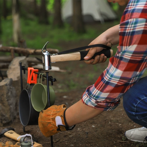 Дорожный универсальный молоток для кемпинга, нескользящая противоударная палатка из натурального дерева