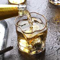 Japan-style Glass Wine Glass Home Whisky Wine Glasses Bar Creative Beers Cup Subclassical Crystal Wine With Foreign Wine Glasses