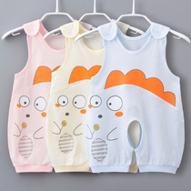  Baby one-piece summer thin baby climbing clothes ultra-thin clothes baby air conditioning clothes pajamas summer pure cotton clothes