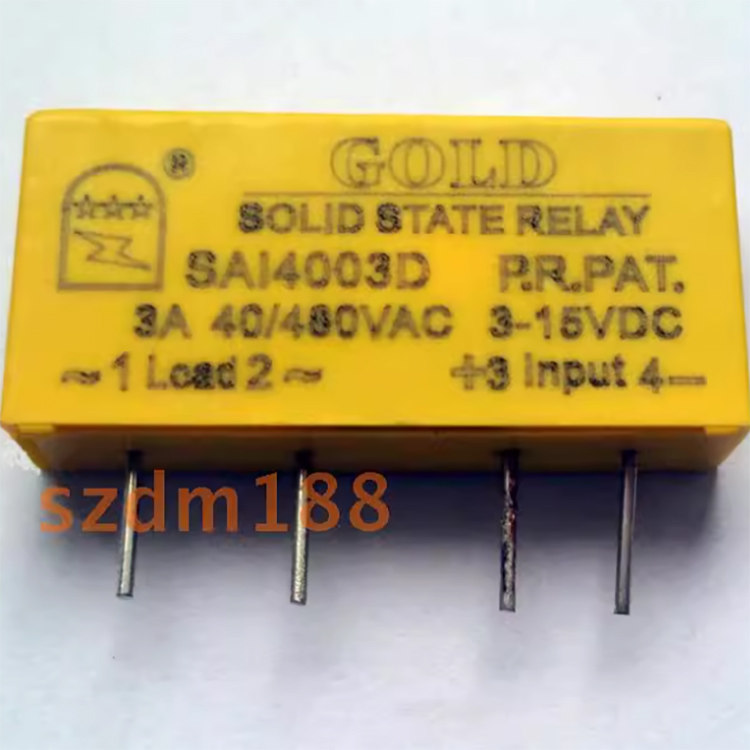 固特GOLD针插式PCB固态继电器SAI4003D 4002D 4005D 4008D 4016D