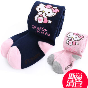 Hello kitty, children's autumn tights, leggings, overall, socks