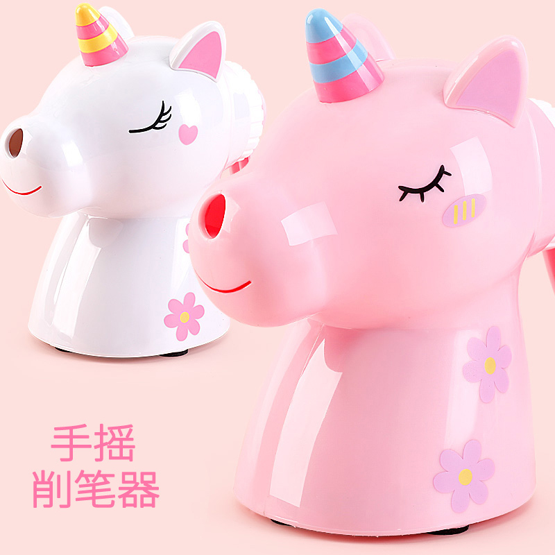 Tomyoya Elementary School Girl Pencil Sharpener Pencil Knife Unicorn Kids Hand Curler Pencil Sharpener Pencil Sharpener Pencil Cutter Pencil Planer