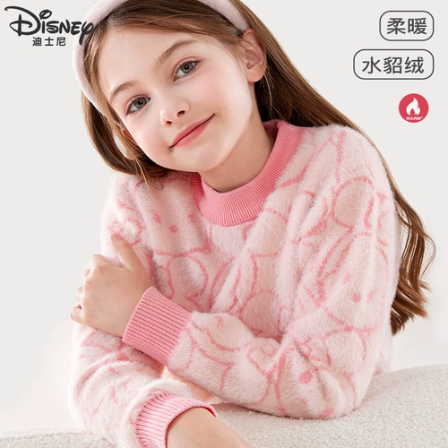 Демисезонный свитер, трикотажное удерживающее тепло термобелье для мальчиков, увеличенная толщина, подходит для подростков, круглый воротник, детская одежда