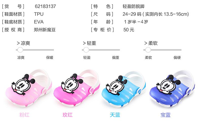 Chaussons enfants en autre BOBDOG pour été - semelle EVA - Ref 1032583 Image 9