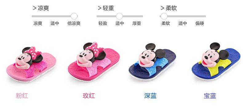 Pantoufles enfants en autre DISNEY pour été - semelle plastique - Ref 1032618 Image 10