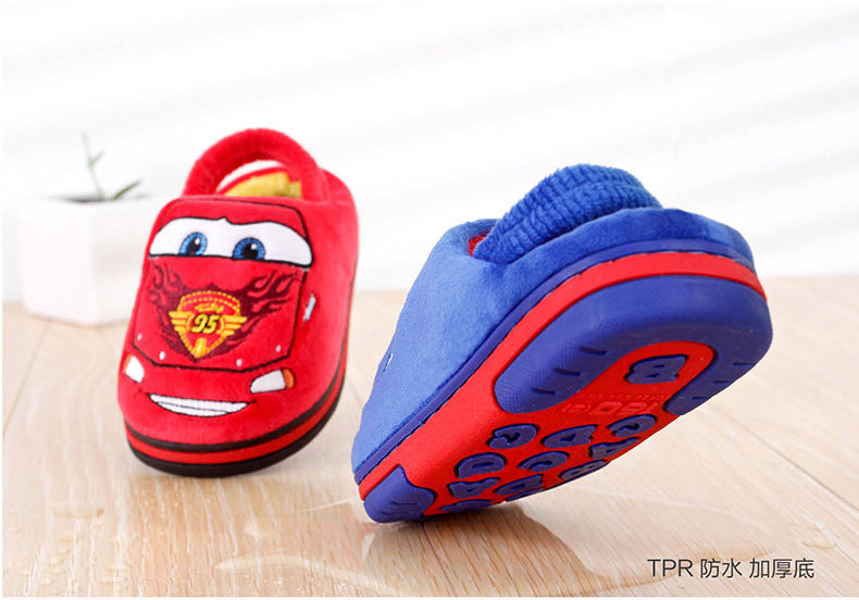 Pantoufles enfants en suède DISNEY pour hiver - semelle autre - Ref 1032632 Image 13