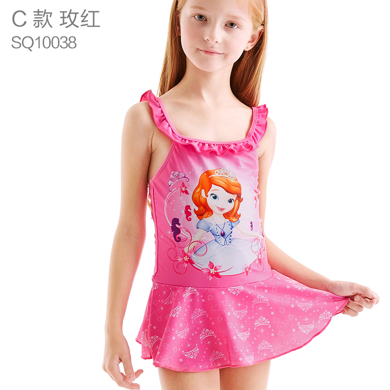 Cô gái đồ bơi Disney bé gái bé công chúa ăn mặc loại cậu bé lớn sinh viên một mảnh nhanh chóng làm khô trẻ em đồ bơi đồ bơi trẻ em