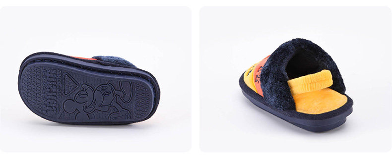 Pantoufles enfants en suède DISNEY pour hiver - semelle autre - Ref 1032591 Image 18