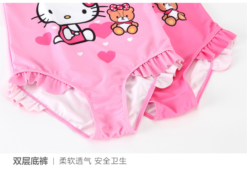 Áo tắm trẻ em trong đứa trẻ lớn Hello Kitty cô gái bé một mảnh áo tắm Hàn Quốc phiên bản của bộ bikini cô gái áo tắm suối nước nóng