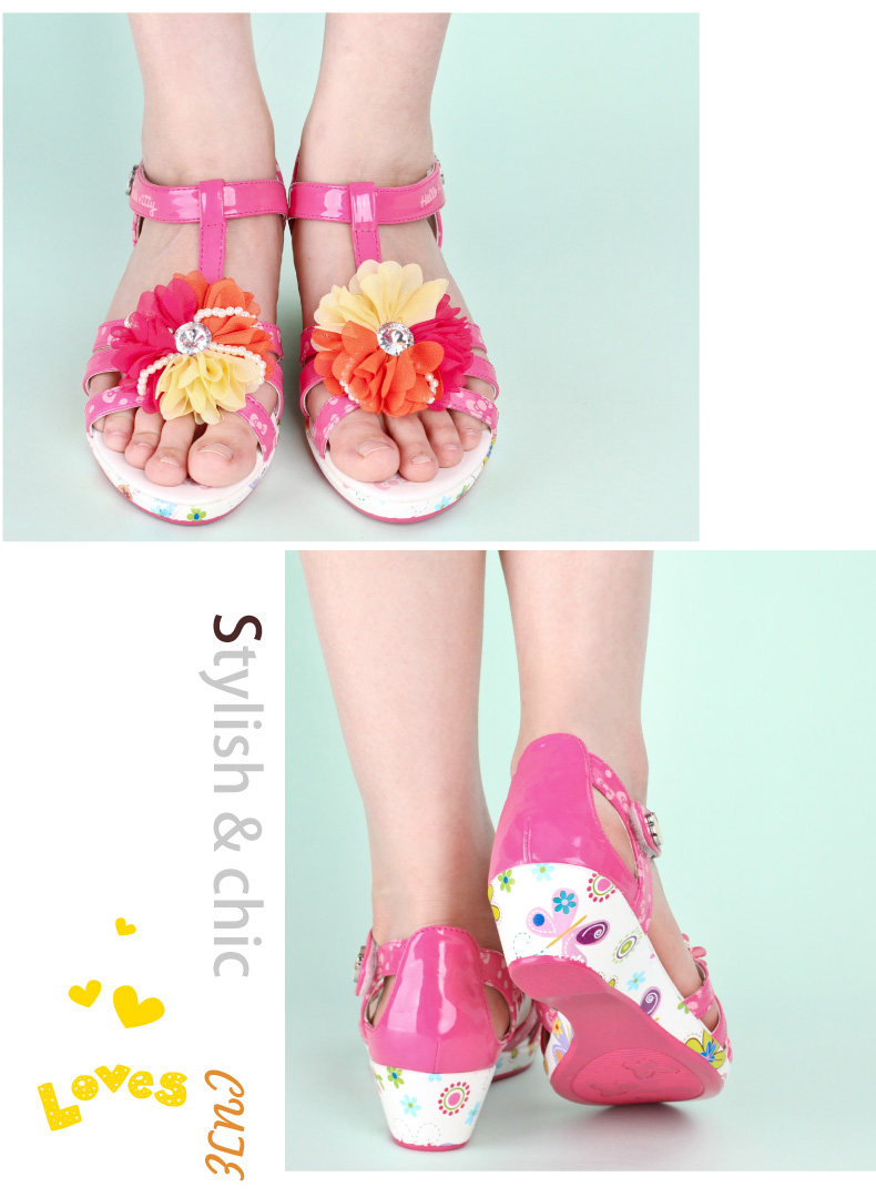 Chaussures enfants en autre HELLO KITTY orteil totem pour été - Ref 1039209 Image 19