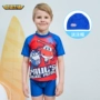 Đồ bơi trẻ em Super Flying Boy Boys Big Boy khô nhanh Siamese Beach Surf Suit Đồ bơi cho bé Đồ bơi - Đồ bơi trẻ em quần áo trẻ em cao cấp