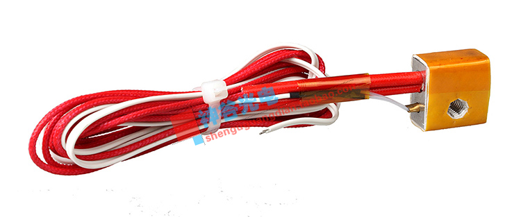 Phụ kiện máy in 3d Bông cách nhiệt làm nóng khối nhôm với tay áo bằng đồng