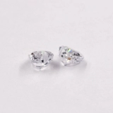 Белая элитная инкрустация камня в форме сердца, подвеска, кольцо, с драгоценным камнем