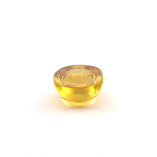 Желтое синтезированное ювелирное украшение, драгоценный камень для кольца, инкрустация камня, 6mm, 11mm